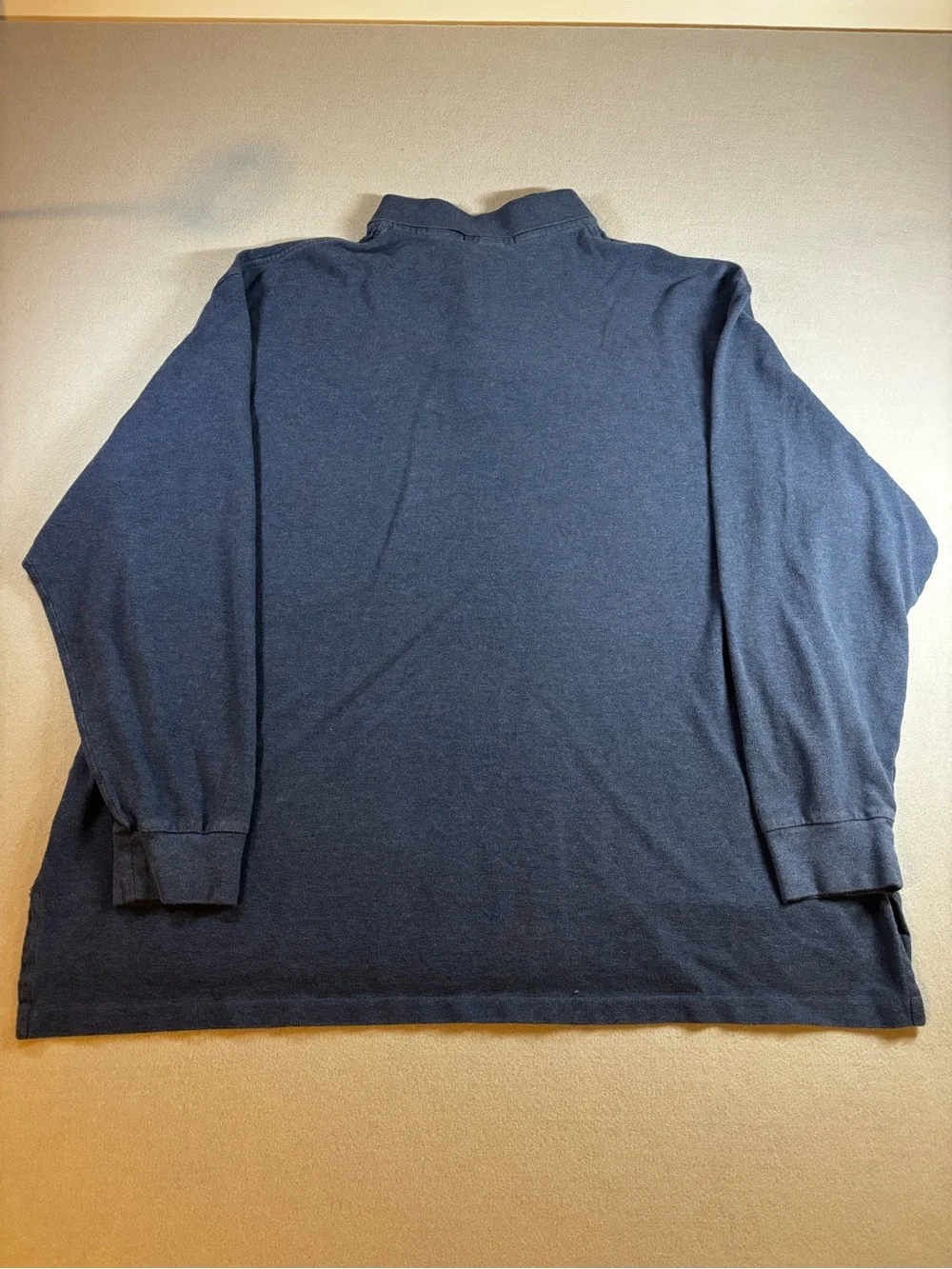 Ralph Lauren Men’s Long Sleeve Polo - Navy with Yellow Pony